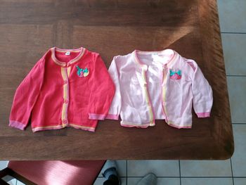 Lot de 2 gilets en 6 mois
