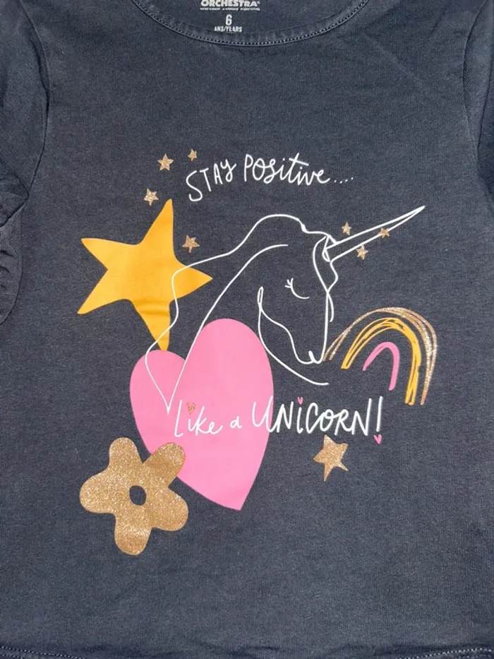 T-shirt licorne Orchestra - photo numéro 2