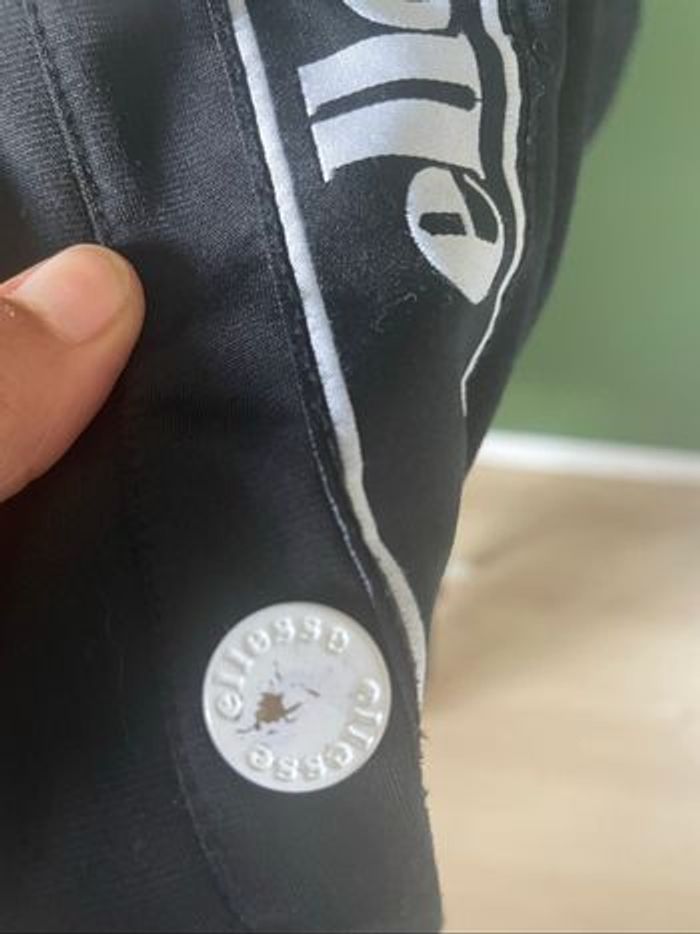 Veste vintage Ellesse noire – Logo brodé & bandes pression - photo numéro 8
