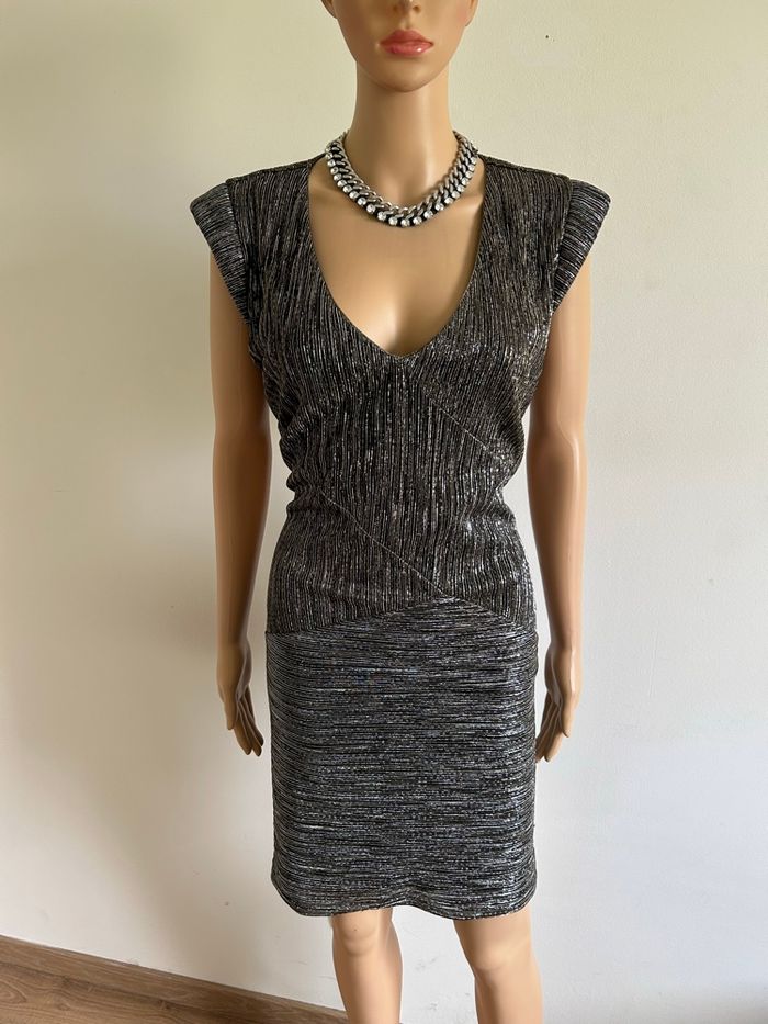 Robe brillante à manches courtes Morgan taille L excellent état
