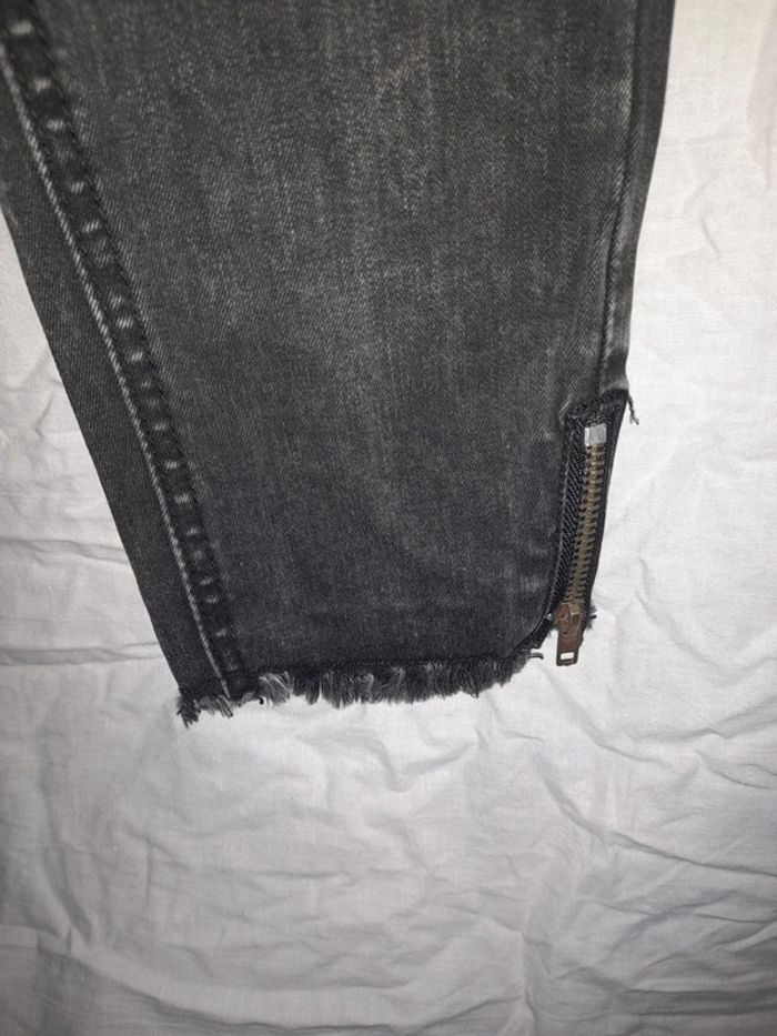 Jeans délavé skinny noir - photo numéro 6