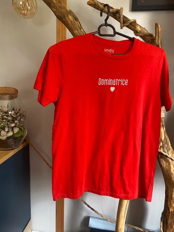Tee-shirt rouge Undiz