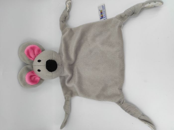 Doudou Plat Souris Grise Heunec - photo numéro 1