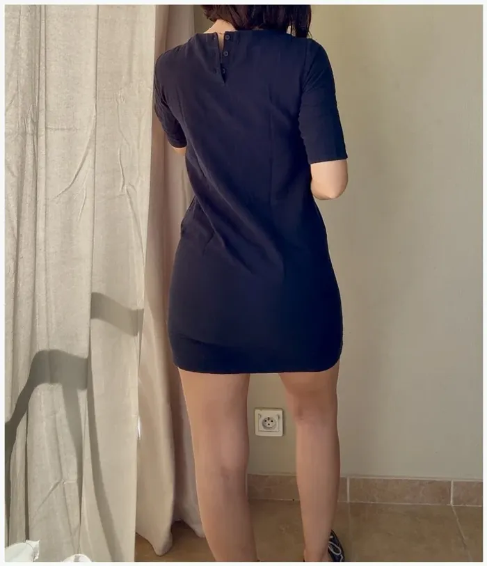 Robe American Vintage bleue marine taille XS très bon état - photo numéro 3