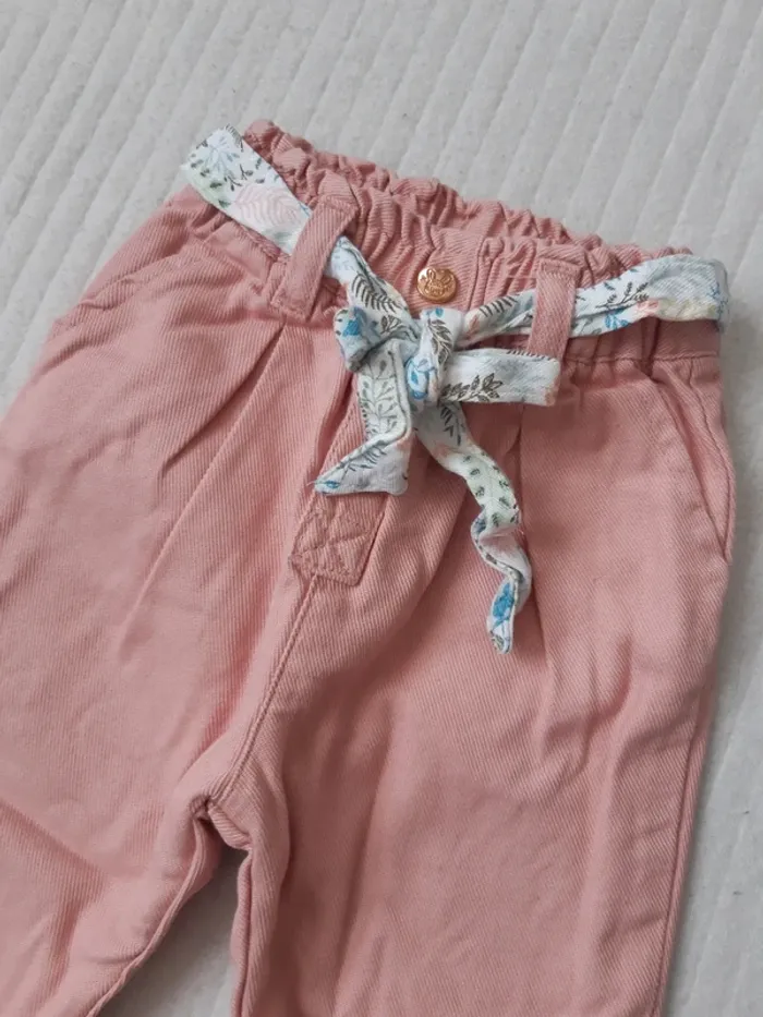 Pantalon rose Sergent Major 9 mois - photo numéro 2