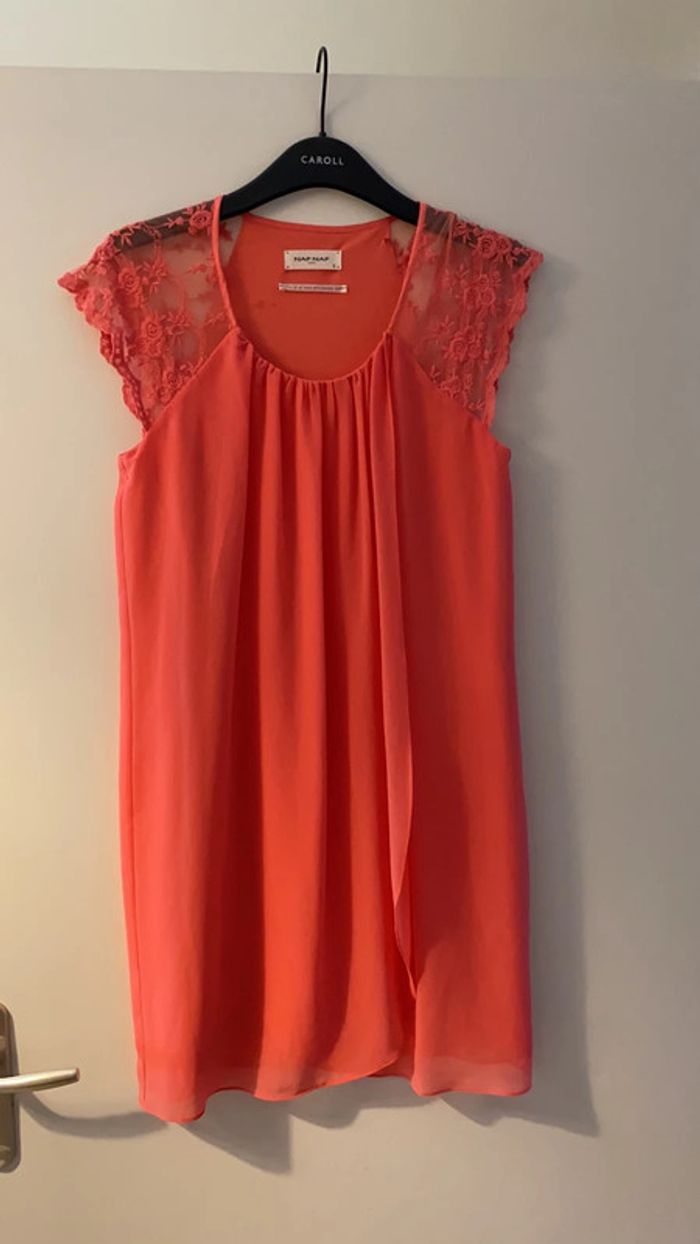 Robe élégante naf naf dentelle s