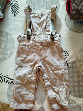Salopette légère beige