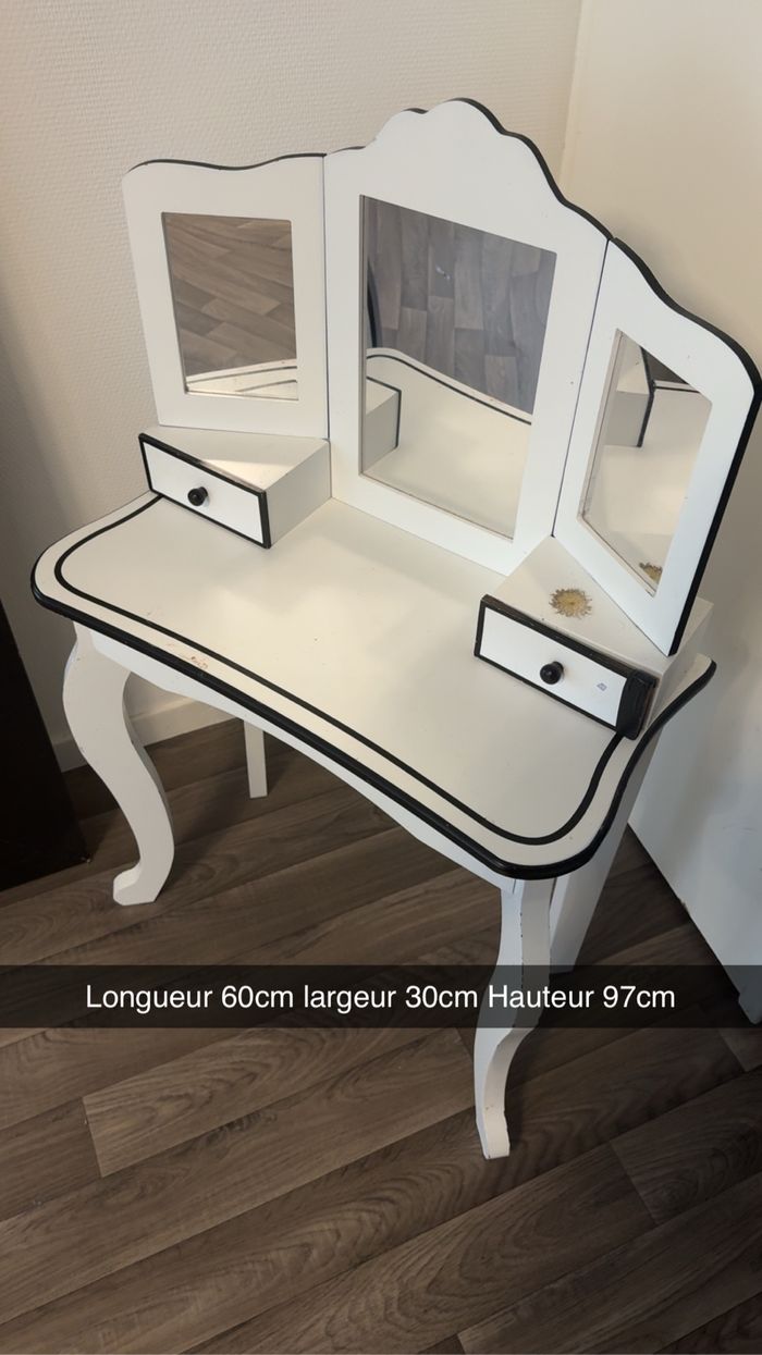 Coiffeuse enfant 3 miroirs - photo numéro 2