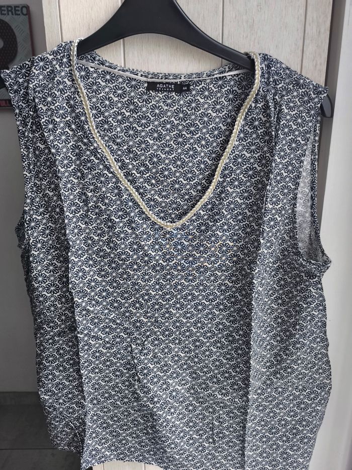 Débardeur/blouse sans manche femme