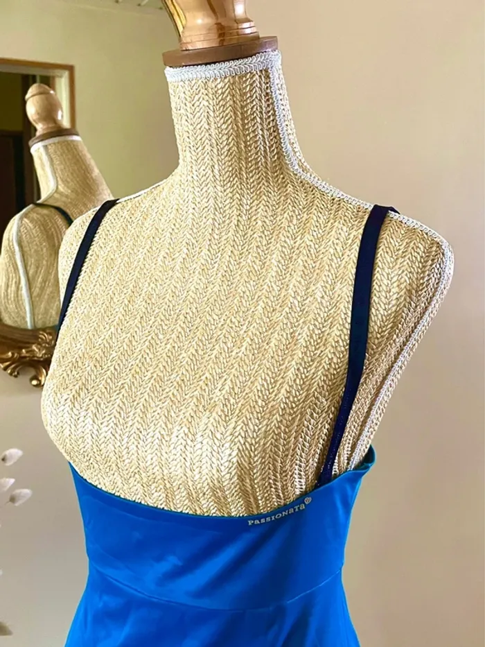 sublime Combinaison gainante Passionata bleu vif bretelles fines fond de robe sculptant - photo numéro 4