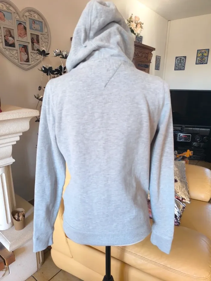 Joli sweat à capuche gris - photo numéro 8