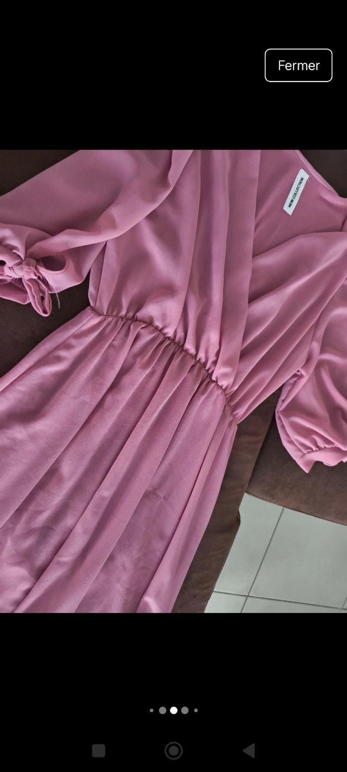 Robe vieux rose - M/L - photo numéro 5