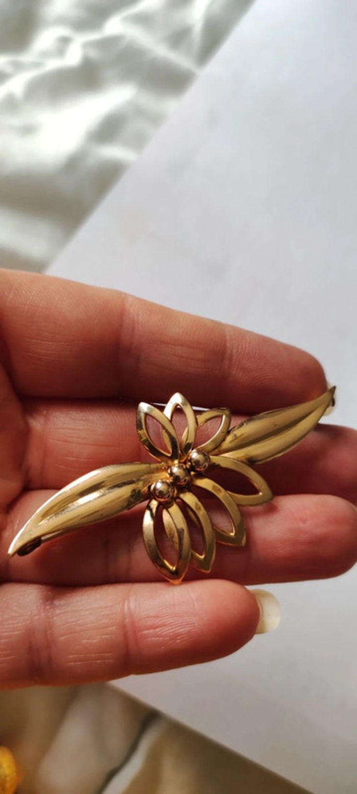 Broche plaqué or - photo numéro 5