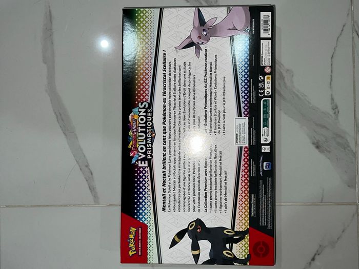 Coffret Pokémon collection premium avec figurine 8.5 évolutions prismatiques - photo numéro 4