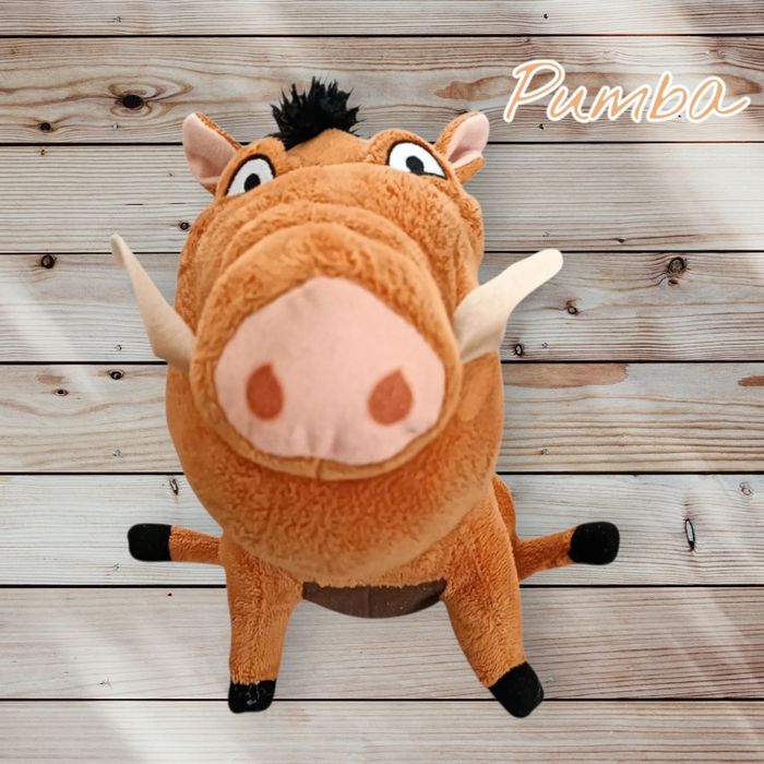 🦁 Peluche Pumba – Le Roi Lion 🐗