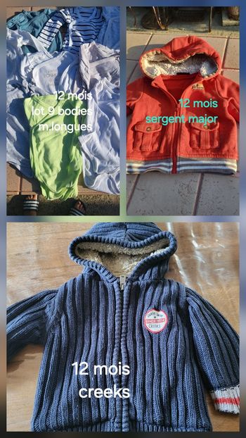 Vestes garçon 12 mois