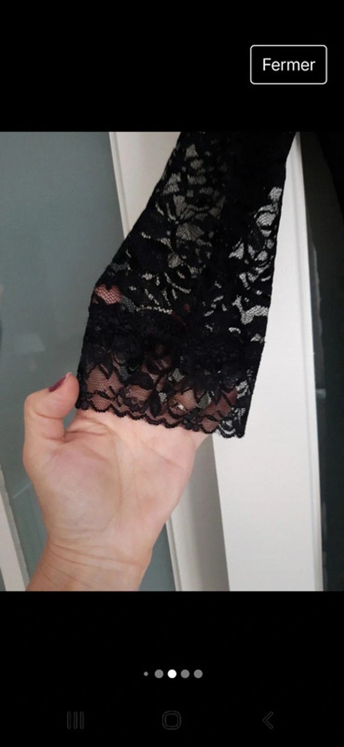 Robe noire dentelle - photo numéro 3