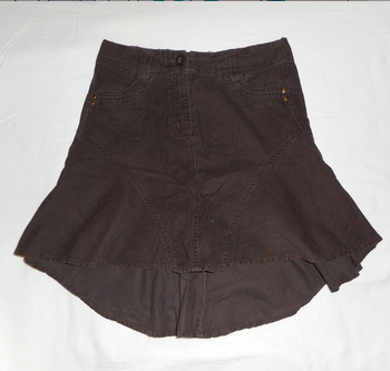 Jupe Velours 8 ans Marron Tape à l'oeil