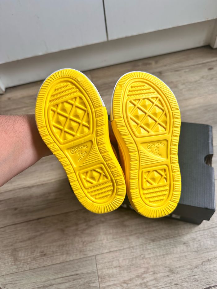 Converse all star play lite jaune neuf taille 25 - photo numéro 6