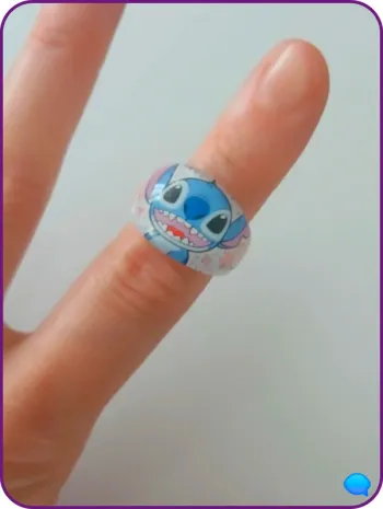 Bague enfant Lilo & Stitch – mignonne et colorée
