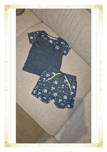 Ensemble shorte garçon 86cm