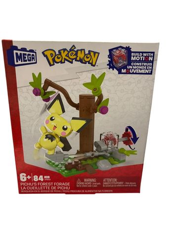 Coffret Pokémon Mega Construx La cueillette de Pichu 84 pièces Mattel neuf