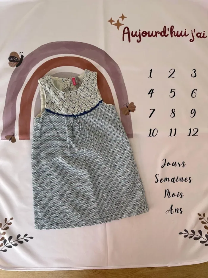 Jolie robe bébé fille – Orchestra – Taille 18 mois (81 cm) 💙