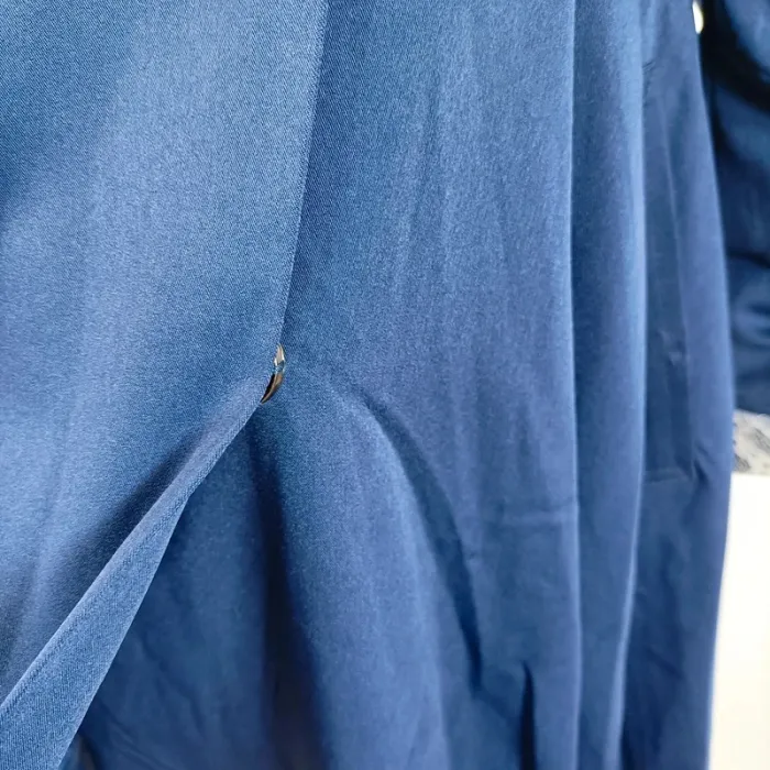 Veste bleu marine esprit victorien • détails dentelle & manches froncées A667 - photo numéro 10