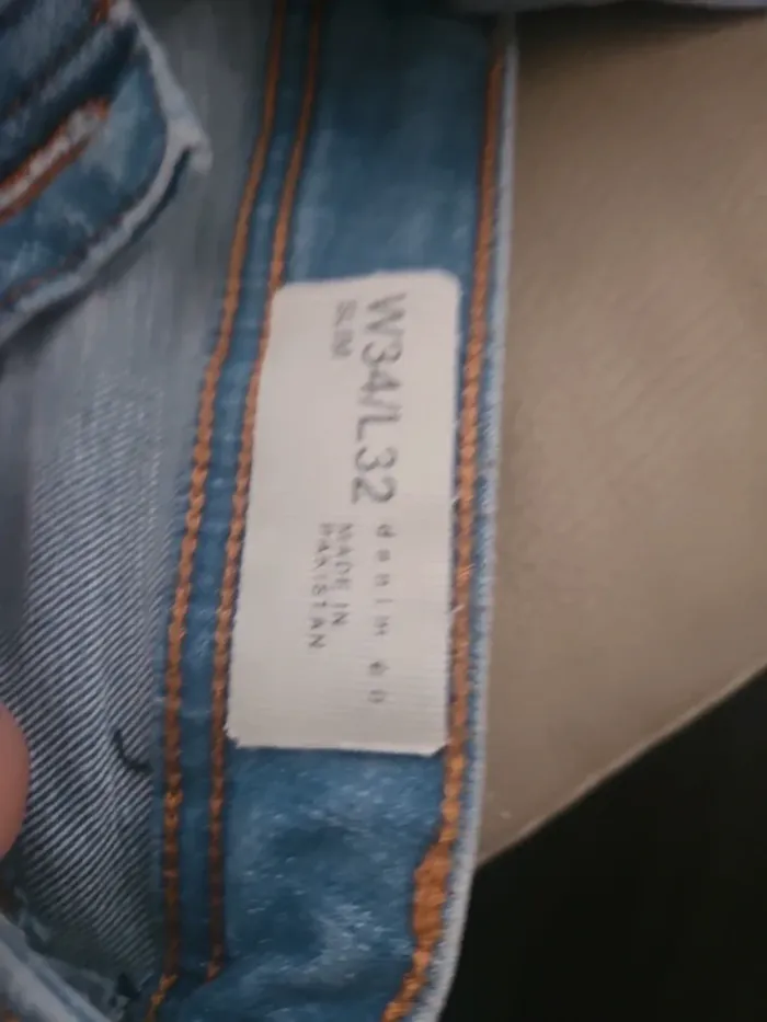 Jeans bleu pantalon - photo numéro 8