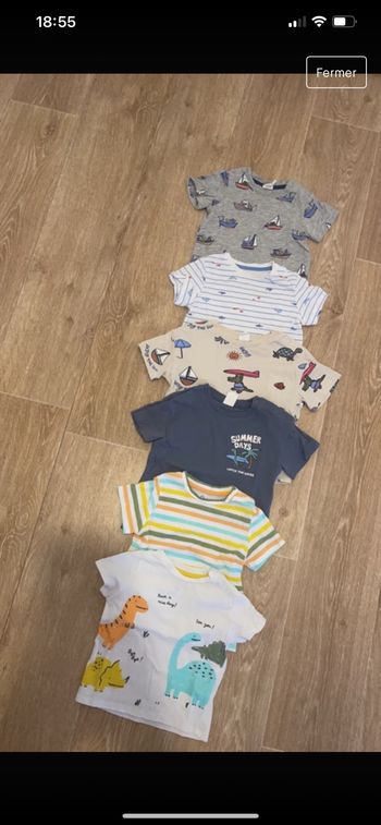 Lot tee-shirts