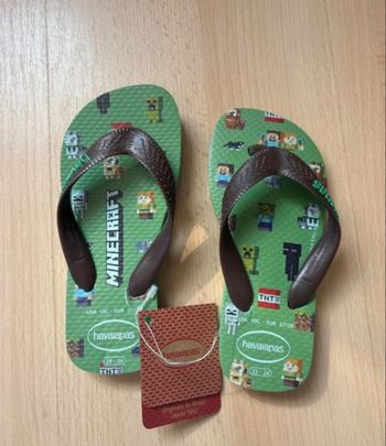 Tongs Havaianas Minecraft taille 25/26