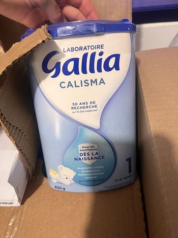 Lait gallia 1er age lot de 6 boites  