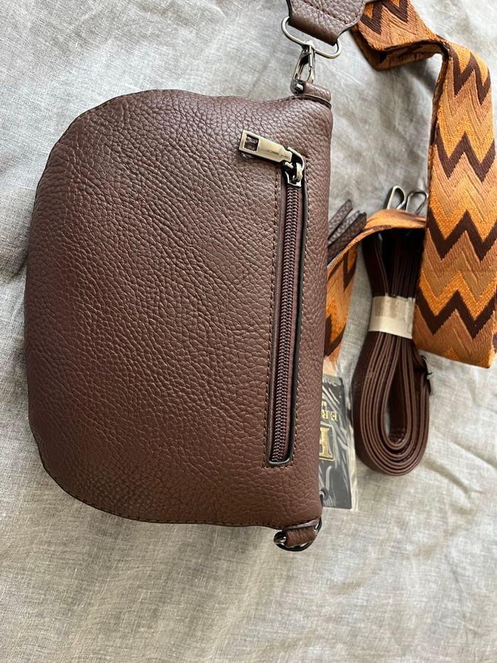 Sac banane marron