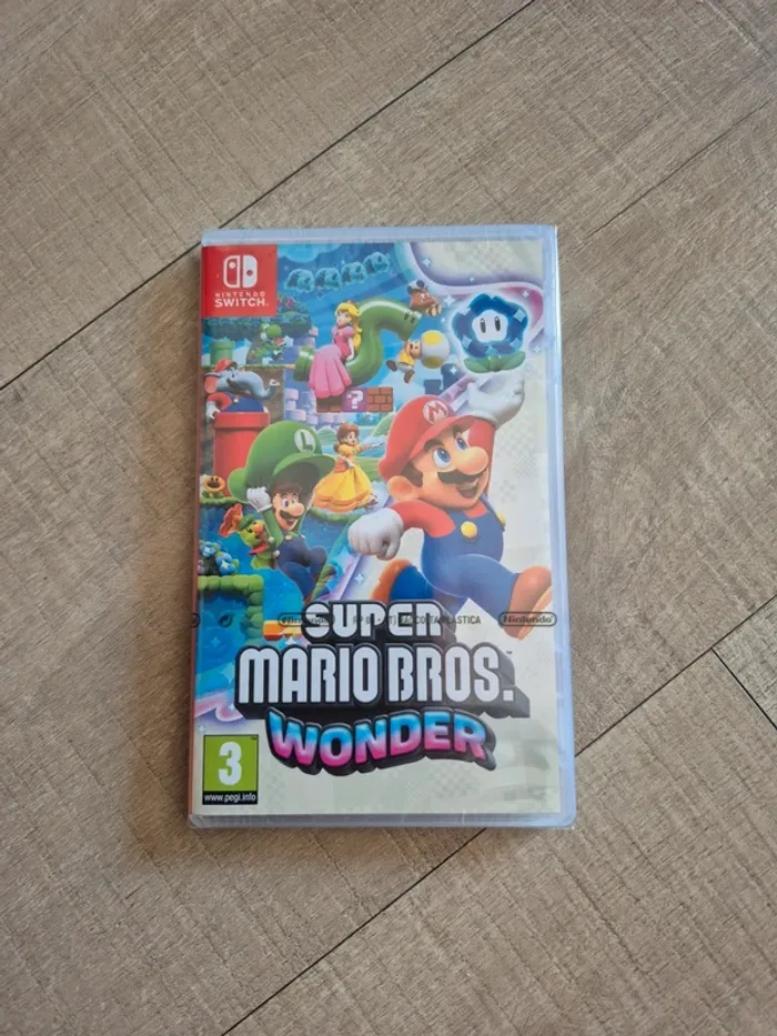 Jeu Super Mario Bros Wonder - Nintendo Switch - Neuf Scellé Pal Fra Fr