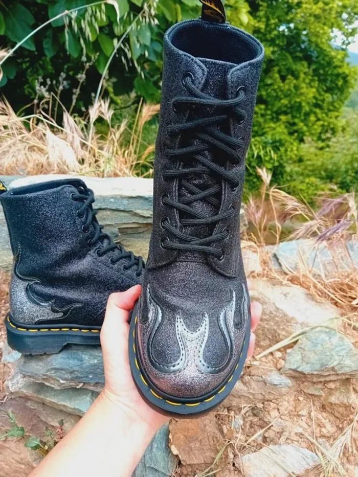 Dr. Martens Pascal Flame glitter avec boîte 38 - photo numéro 7