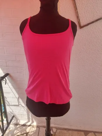 Débardeur rose Camaïeu T3