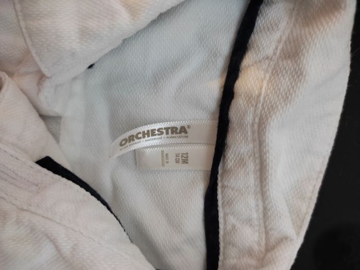 Chemisette blanche orchestra 12 mois - photo numéro 2