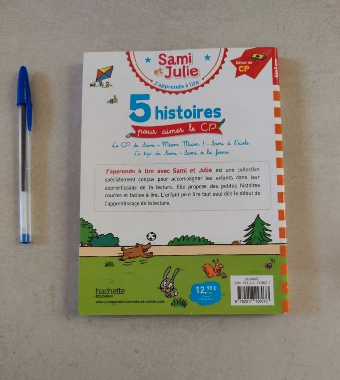 Livrr 5 histoires pour aimer le Cp j'apprends à lire avec Sami et Julie - photo numéro 2