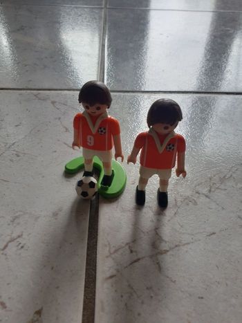 Joueur de football hollandais playmobil n° 4713