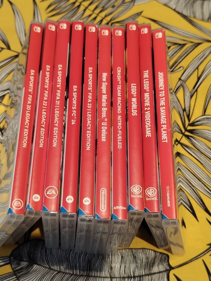 Lot de 10 jeux Nintendo Switch