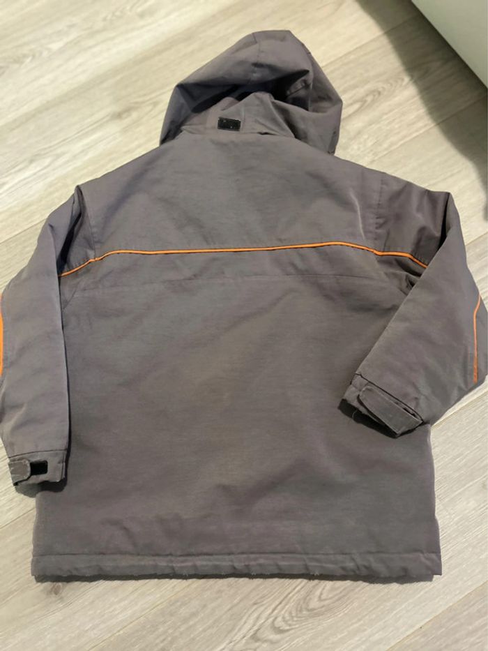 Veste hiver oh mi saison gris/brun -orange - photo numéro 2