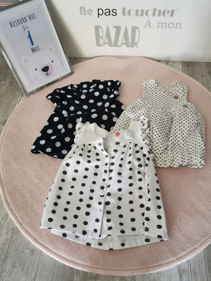 Lot de 3 robes