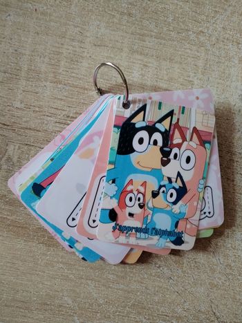 Abécédaire réutilisable Bluey