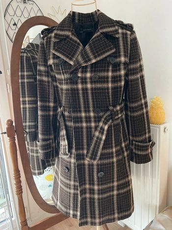 🍍 Manteau à carreaux M