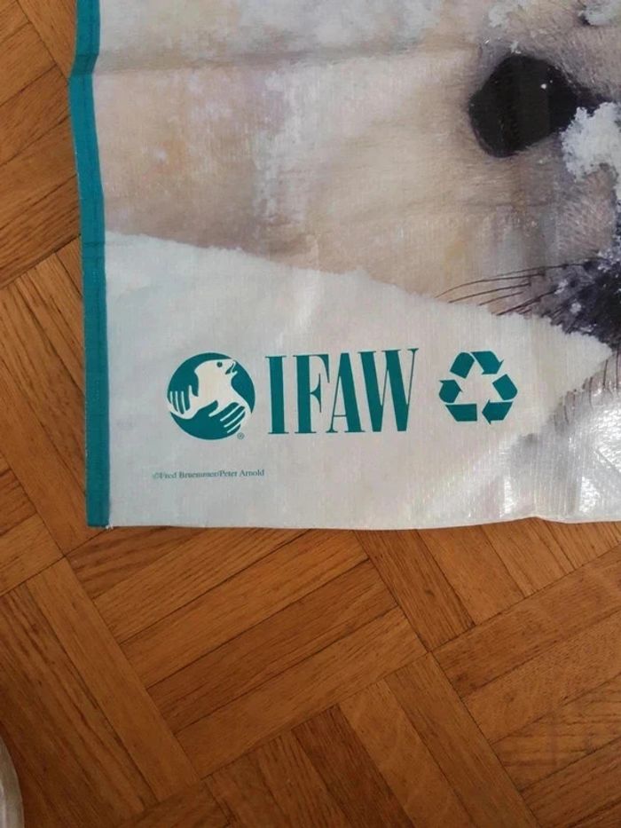 Sac bebe phoque bleu ifaw - photo numéro 2