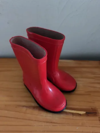 Bottes de pluie rouge