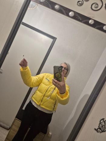 Veste doudoune courte plume