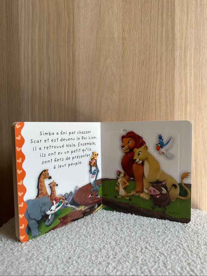 Livre puzzle le roi lion - photo numéro 2