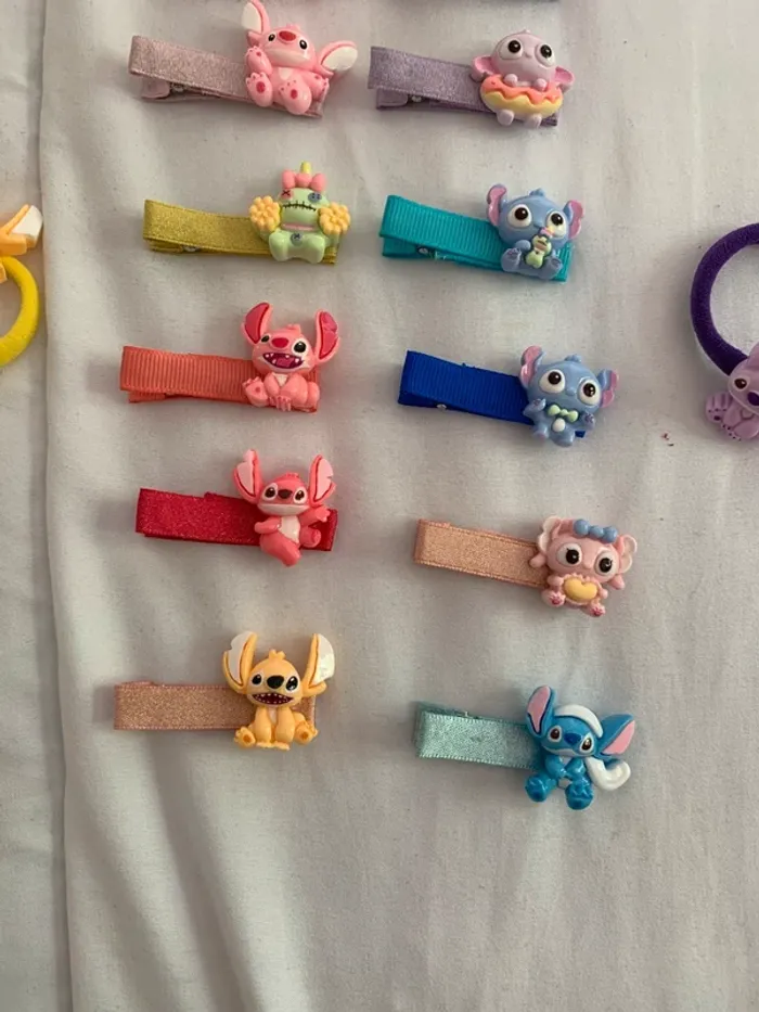 Lot de barrettes stitch - photo numéro 3