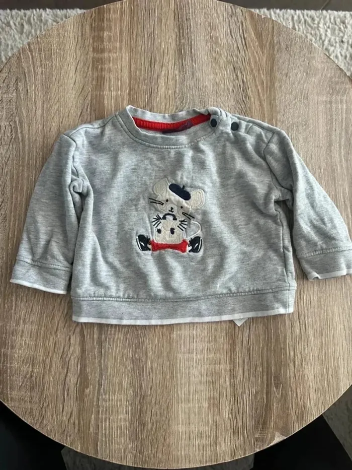 Sweat souris 9 mois 71 cm - photo numéro 2